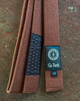 Premium Pearl Weave Belt - Brown