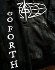 sleeve close up | Premium BJJ Hoodie | The Forever Hoodie | Go Forth Forever